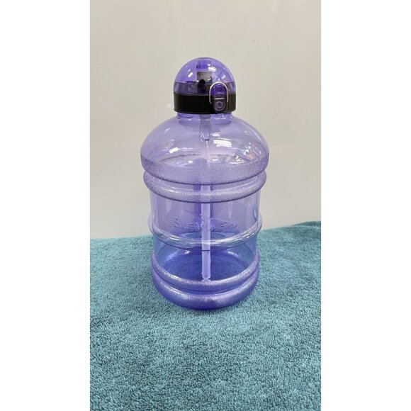 Bluewave Daily 8 Sports Water Bottle Jug w/2 Caps/Straw - Gym Fitness Diet 1.9L - Picture 9 of 16